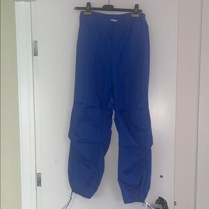 Size small Vibrant Blue Parachute Pants